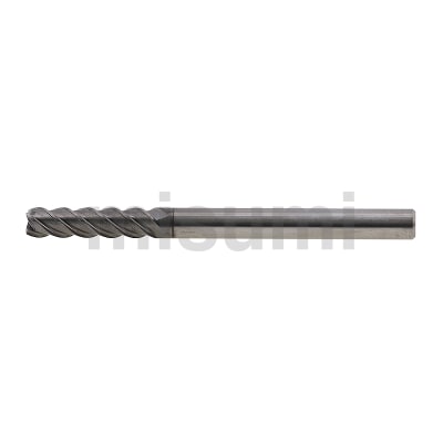 GCP超硬合金立铣刀 平头型 高速加工/4刃/长刃（4D）型