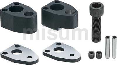 刃口配合加工用固定块组件 -标准型凸模用 紧凑单螺栓固定型- 25mm厚度型