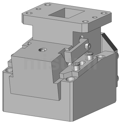标准型下置式斜楔组件 - 定位预孔/定位精加工孔 MEDC150/MEDCA150(θ=05-20)