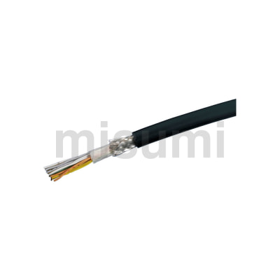 电缆 UL20276规格/对绞/0.08mm²截面/镀锡导体/带屏蔽/30V/固定型