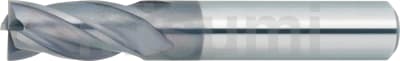 超硬合金立铣刀 XAL-EM4S XAL涂层硬质合金平头型立铣刀 4刃/刃长2D（短刃）型
