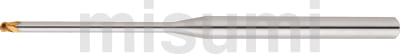 超硬合金立铣刀 TS涂层 球头型 4刃/长颈型 -可自由指定颈长-