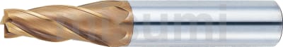 超硬合金立铣刀 TS涂层 锥型 4刃/标准刃长型