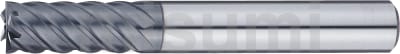 超硬合金立铣刀 TiAlN涂层 平头型 多刃・45°螺旋角/标准刃长型・长刃型