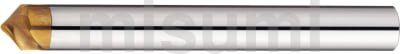 超硬合金立铣刀 不锈钢加工用 TS涂层 倒角加工用 2刃/无侧刃型