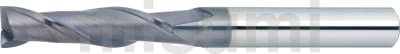 超硬合金立铣刀 XAL-EM2L XAL涂层硬质合金平头型立铣刀 2刃 刃长4D（长刃）型