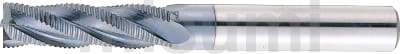高速钢铣刀 TiCN涂层粉末高速钢粗加工型立铣刀 标准刃长・中心切削刃型