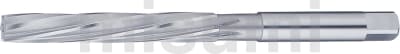 高速钢铰刀 螺旋槽型 手用铰刀/右刃左螺旋角12°/指定单位0.1mm・0.01mm型