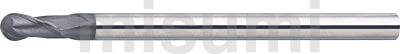 超硬合金立铣刀 MR涂层 球头型 2刃/标准型