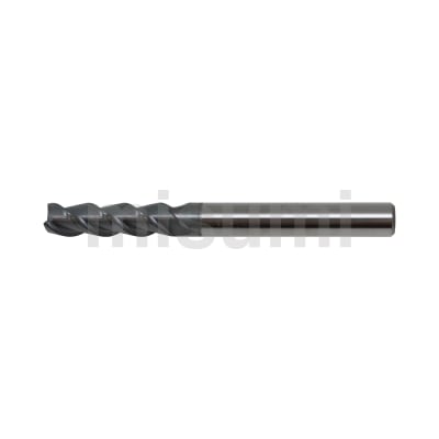 超硬合金立铣刀 XAL涂层 多功能平头型立铣刀 3刃/45度螺旋角/标准刃长型