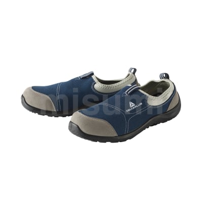 松紧系列安全鞋防砸防静电耐磨耐油蓝色款增加防穿刺功能
